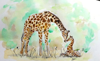Listing 6 of 6 for ORIGINAL Giraffe Series