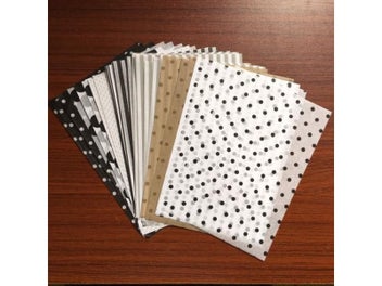 Listing 3 of 10 for 100sheet/bag A5 Retro Multicolor Print Tissue Paper For Gift Wrapping