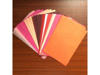 Listing 4 of 10 for 100sheet/bag A5 Retro Multicolor Print Tissue Paper For Gift Wrapping