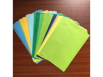 Listing 5 of 10 for 100sheet/bag A5 Retro Multicolor Print Tissue Paper For Gift Wrapping