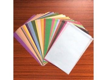 Listing 6 of 10 for 100sheet/bag A5 Retro Multicolor Print Tissue Paper For Gift Wrapping
