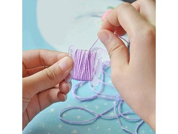 Listing 6 of 11 for Embroidery Thread Holder Floss Craft Bobbin Cross Stitch Storage Holder Plastic