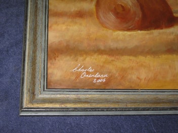 Listing 4 of 9 for Charles Oremland - Hay In The Old Barn - Large Original Painting