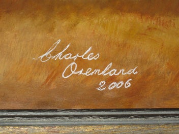 Listing 5 of 9 for Charles Oremland - Hay In The Old Barn - Large Original Painting