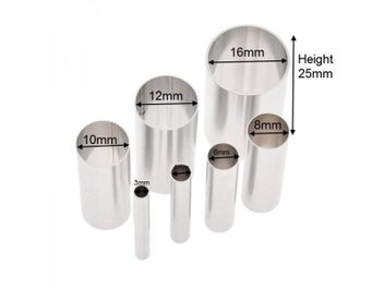 Listing 4 of 7 for Chzimade 7 Pieces/clay Pottery Cutter Small Round Shapes For Clay Cutting DIY