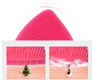 Listing 2 of 4 for Leaf Sonic Facial Cleansing Brush with Timer Exfoliate Smooth Skin