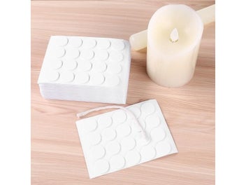 Listing 3 of 10 for 600/1000 Homemade Candle Making Crafts Candles Wicks Stickers Double-Sided Heat