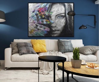 Listing 4 of 6 for Oil Painting Hand Painted