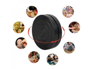 Listing 8 of 14 for 10cm Black Pottery Wheel 360 Rotation Rotary Plate For Clay Sculpture