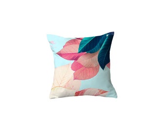 Listing 2 of 4 for 3PCS Plant Printing Decorative Upholstery Cozy Throw Pillow Cases - 3PCS