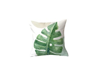 Listing 2 of 4 for 3PCS Plant Printing Decorative Upholstery Cozy Throw Pillow Cases - 3PCS