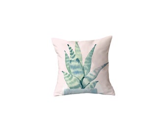 Listing 4 of 4 for 3PCS Plant Printing Decorative Upholstery Cozy Throw Pillow Cases - 3PCS