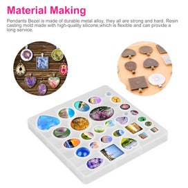Listing 2 of 9 for Resin Molds Silicone Mold Crystal Tray DIY Jewelry Kit