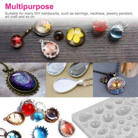Listing 4 of 9 for Resin Molds Silicone Mold Crystal Tray DIY Jewelry Kit