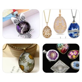 Listing 5 of 9 for Resin Molds Silicone Mold Crystal Tray DIY Jewelry Kit