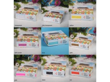 Listing 6 of 12 for 250pcs/box Self Adhesive Corner Scrapbook Environmental Protection PVC Photo