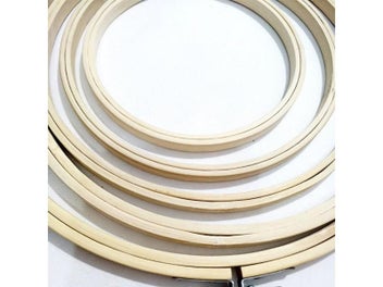 Listing 8 of 10 for 7 Size 10-26CM Bamboo Frame Embroidery Hoop Ring DIY Hand Sewing Tool