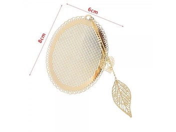 Listing 8 of 10 for 1pc Butterfly Owl Cross Stitch Bookmark Metal Silver Golden Needlework Kit