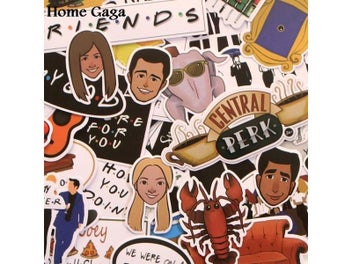 Listing 7 of 9 for 36pcs Friends Tv Show Funny Creative Badges DIY Stickers For Homegarden D1438