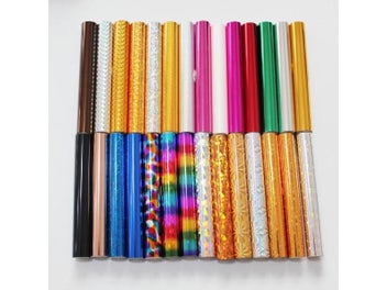 Listing 3 of 10 for 3MX15CM Heat Foil Rolls Hot Stamping Foil Paper Holographic Heat Transfer DIY