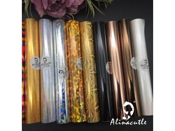 Listing 7 of 10 for 3MX15CM Heat Foil Rolls Hot Stamping Foil Paper Holographic Heat Transfer DIY
