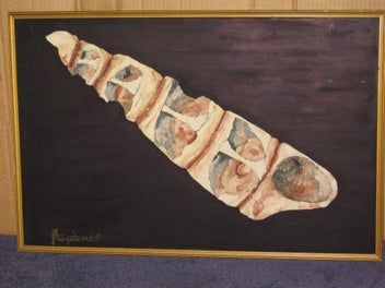 Listing 3 of 11 for Retro 1969 Signed - Sea Shell - Original Painting