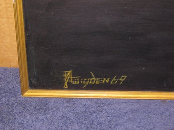 Listing 5 of 11 for Retro 1969 Signed - Sea Shell - Original Painting