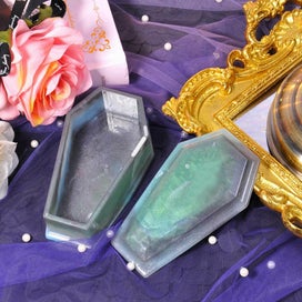Listing 2 of 8 for DIY Silicone Vampire Coffin Mold Jewelry Storage Resin Mould Casting