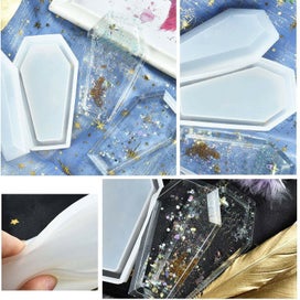 Listing 6 of 8 for DIY Silicone Vampire Coffin Mold Jewelry Storage Resin Mould Casting
