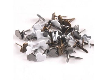 Listing 8 of 10 for New Mix Pattern Round Metal Brads DIY Scrapbooking Crafts Accessories For Home