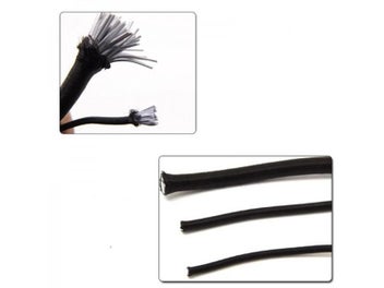 Listing 4 of 9 for 5 Meters Lot 3/4/5/6/8/10mm Black Round Elastic Band Cord For Sewing DIY