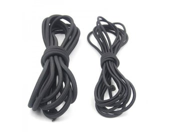 Listing 7 of 9 for 5 Meters Lot 3/4/5/6/8/10mm Black Round Elastic Band Cord For Sewing DIY