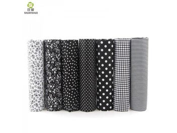 Listing 5 of 10 for 7pcs 24x24cm Mixed Printed Cotton Sewing Quilting Fabrics For DIY Handmade