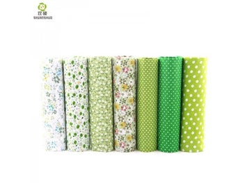 Listing 6 of 10 for 7pcs 24x24cm Mixed Printed Cotton Sewing Quilting Fabrics For DIY Handmade