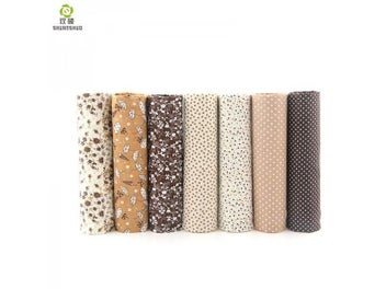 Listing 8 of 10 for 7pcs 24x24cm Mixed Printed Cotton Sewing Quilting Fabrics For DIY Handmade