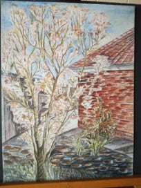 Listing 2 of 2 for Watercolor painting, Christchurch spring