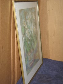 Listing 12 of 13 for Signed - Flowers in the Vase - Large Original Painting