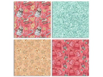 Listing 4 of 8 for 24 Sheets Christmas Scrapbooking Paper For Card Making DIY