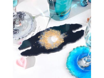 Listing 6 of 10 for DIY Irregular Wine Rack Resin Mold Crystal Epoxy Resin Mold Silicone Red Wine