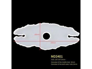 Listing 8 of 10 for DIY Irregular Wine Rack Resin Mold Crystal Epoxy Resin Mold Silicone Red Wine