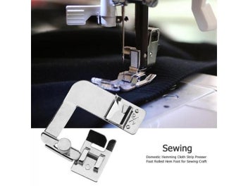 Listing 3 of 9 for Presser Rolled Hem Feet Selvage Crimping Domestic Sewing Machine Foot Presser