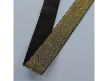 Listing 6 of 10 for Gold Silver Glitter Elastic Bands 10/15/20/25/40mm Rope Rubber Band Line Ribbon