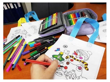 Listing 7 of 9 for 10Pcs Antistress Puzzles Educational Toy For Children DIY Eco-friendly Graffiti