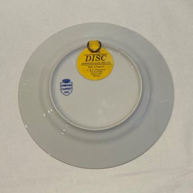 Listing 3 of 3 for SALE! HOT PRICE! Limoges Fragonard Burgundy Courting Couple Plate