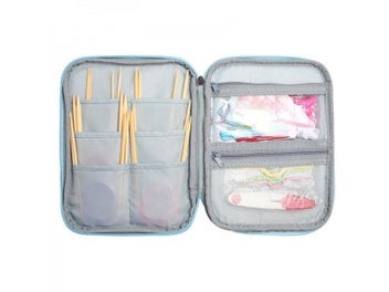 Listing 5 of 10 for Empty Knitting Needles Case Travel Storage Organizer Storage Bag For Circular