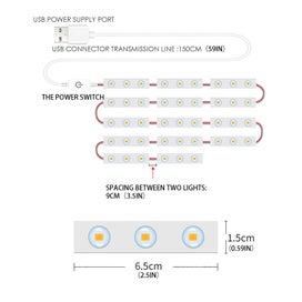 Listing 2 of 7 for New LED Vanity Mirror Lights Kit Sale Sale