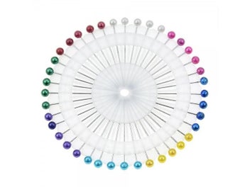 Listing 7 of 9 for 40pcs/Set Colorfu Pearl Light Locating Pins Patchwork Sewing Pins Positioning