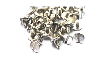 Listing 4 of 9 for 100 Pcs 9.5mm Silver Cone Studs Spike DIY Craft Rivets