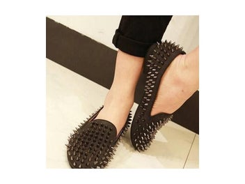 Listing 7 of 9 for 100 Pcs 9.5mm Silver Cone Studs Spike DIY Craft Rivets