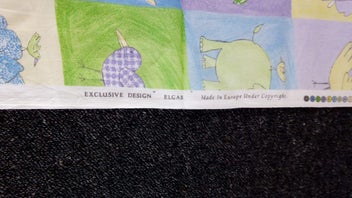 Listing 2 of 2 for 64cms x 140cms Elephant Fabric Cotton